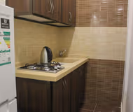 Equipped Kitchen at Al Rehab Serviced Apartment