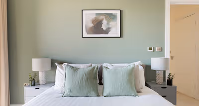 Bedroom at The Battersea Apartments