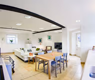 Spacious dining area at Hampton Court