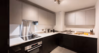 Fully equipped kitchen at Tower Residences