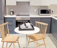 Full kitchen at Faircity Junction Apartments