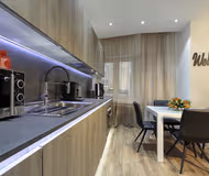 Fully equipped kitchen at Liberté Serviced Apartment