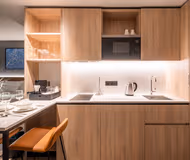 Studio fully equipped kitchen