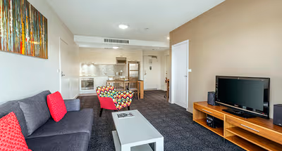 Stunning living area in Quest Albury