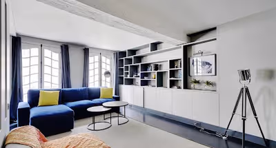 A LARGE PLUSH NEST NEXT TO ST SULPICE