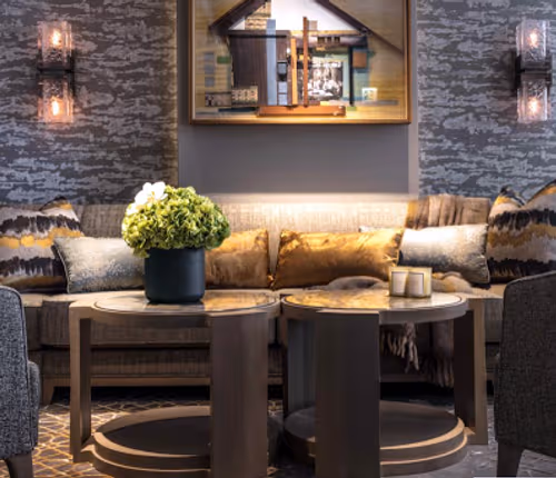 Spacious living area at Mui Hing Street Serviced Apartments