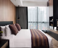 Comfy living area at Sekyen Uptown Serviced Apartment