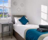 Single bed bedroom at The Marlowe