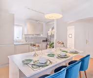 Dining space at Splendom Housing Lagasca