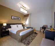 Luxury bedroom at Sheikh Zayed Road Serviced Apartments, Sheikh Zayed Road