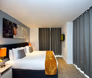 Bedroom at ApartHotel at Deptford Bridge Station