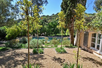 A Villa in Grimaud With Beautiful Terraces