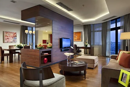 Stunning living area in Somerset Grand Hanoi