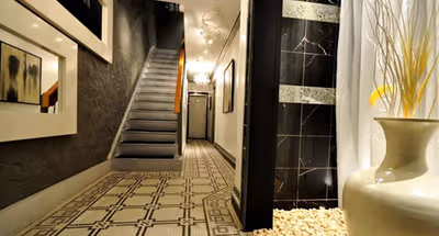 Entrance of East Village apartment