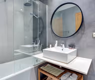 Bathroom at Carrer del Callao Serviced Apartments