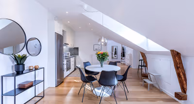 Dining area at Rörstrandsgatan