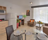 Living area - 1 bed apartment