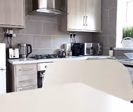 Fully equipped kitchen at St James Boulevard