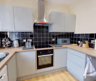Fully equipped kitchen at Westminster Place