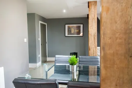 Living area at Newcastle upon Tyne apartment