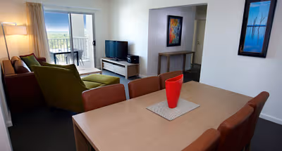 Stunning living area in Quest Palmerston