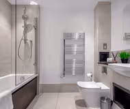 Bathroom at Hackney Wick Serviced Apartments by MySquare