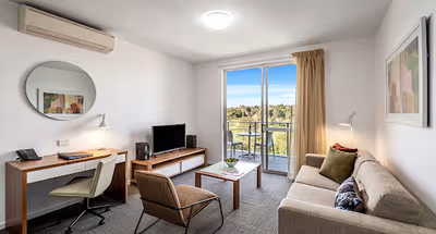 Stunning living area in Quest Toowoomba