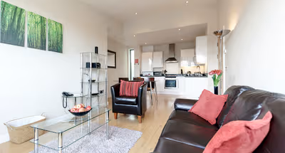 living space at Marquis Court