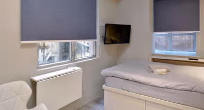 Bedroom at Sheung Wan apartment