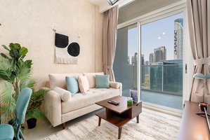 Inviting One Bedroom With Burj Khalifa View