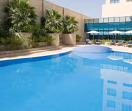 Pool side at Al Mawaleh Serviced Apartment