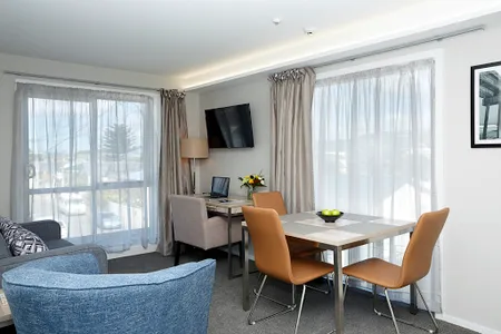 Dining space at Quest Petone