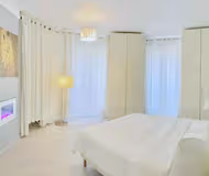 Luxury bedroom at HAUSMANNIAN LUXURY ON  AVENUE FRANKLIN DELANO ROOSEVELT