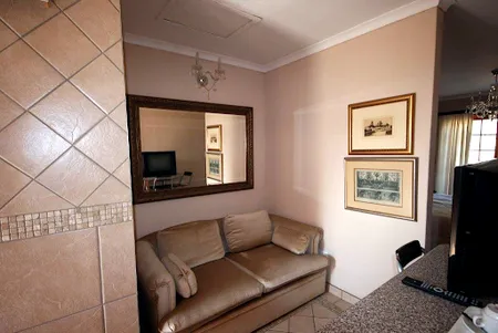 living space at Sandton apartment