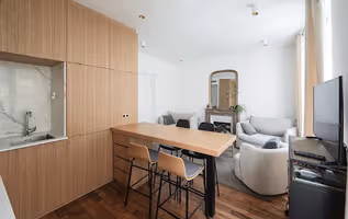 Design apartment at the top of the Marais