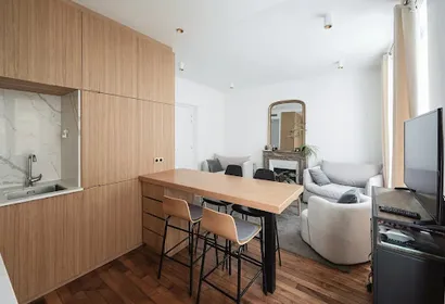Design apartment at the top of the Marais