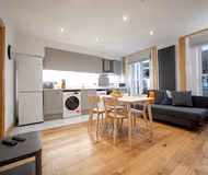 living space at The Bayswater Apartment