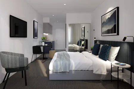 Stunning living area in Quest New Quay