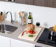 Equipped Kitchen at Apartment near River Thames in Vauxhall Suites
