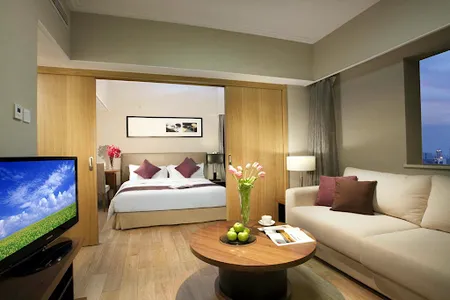 living space at Somerset Olympic Tower Tianjin