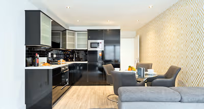 Kitchen at Trinity Plaza