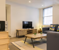 Living room at Rathbone Pl