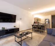 Living room at Polanco apartment