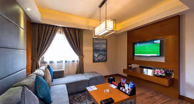 Living room at Northern Ring Road Apartment