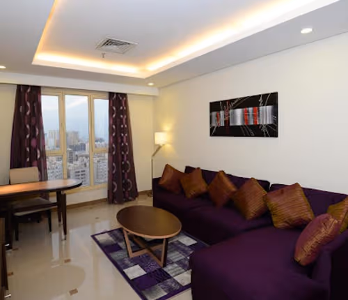 Living area at Ajran Street Serviced Apartment