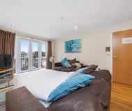 Living area at Stanwell Apartments near LHR Airport - Staines