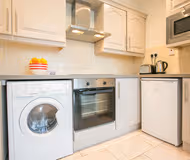 Fully equipped kitchen in 2 bed at Drury Street Apartments