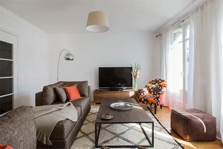 Cosy living area in SULLY MORLAND SERVICED APARTMENT MARAIS