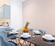 Dining space at City Center apartment