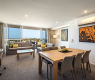 Stunning living area in Quest Mackay on Gordon